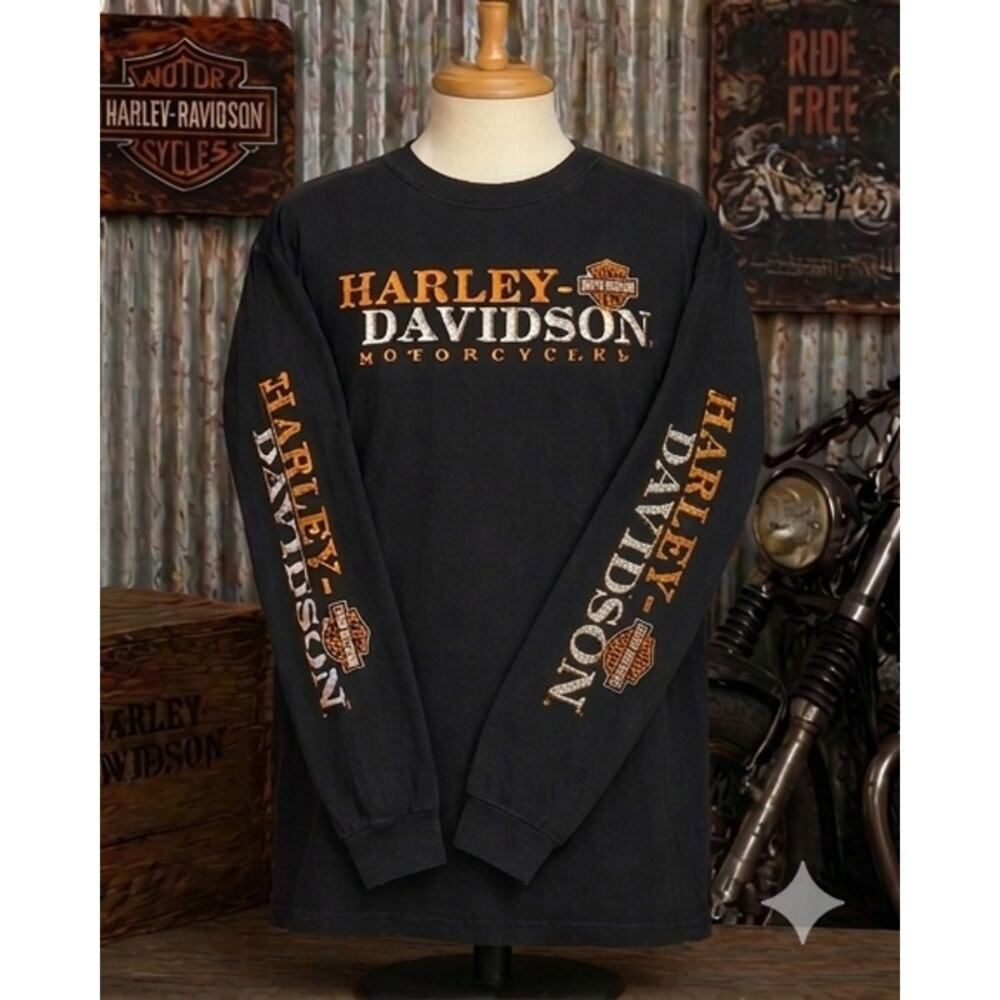 Harley Davidson Belize Men’s LS Motorcycle Tee Shirt XXL